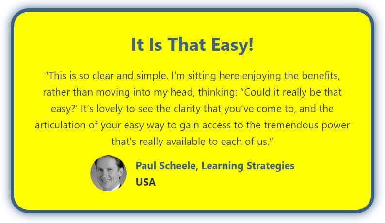 Paul Scheele It's That Easy